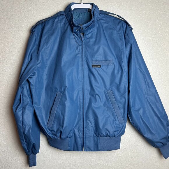 MEMBER'S ONLY Dusty Blue Vintage Jacket Size 38 - Picture 1 of 8